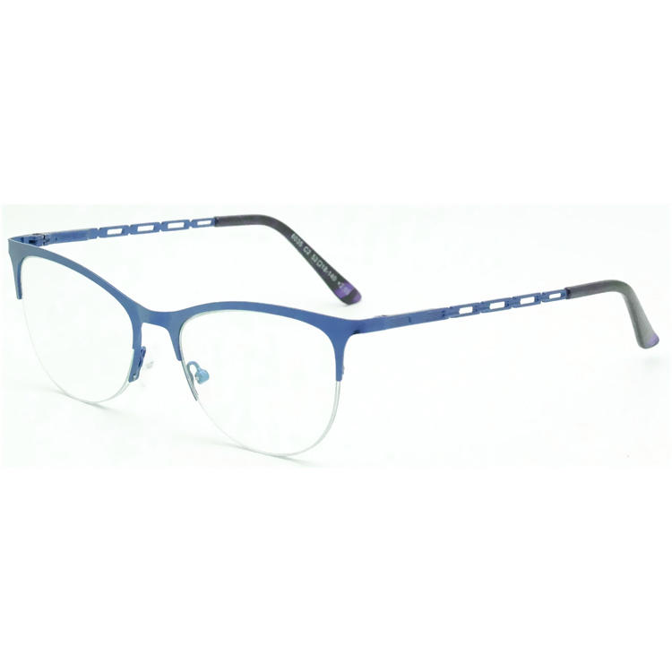 Dachuan Optical DRM368007 China Supplier Half Rim Metal Reading Glasses With Metal Legs (12)